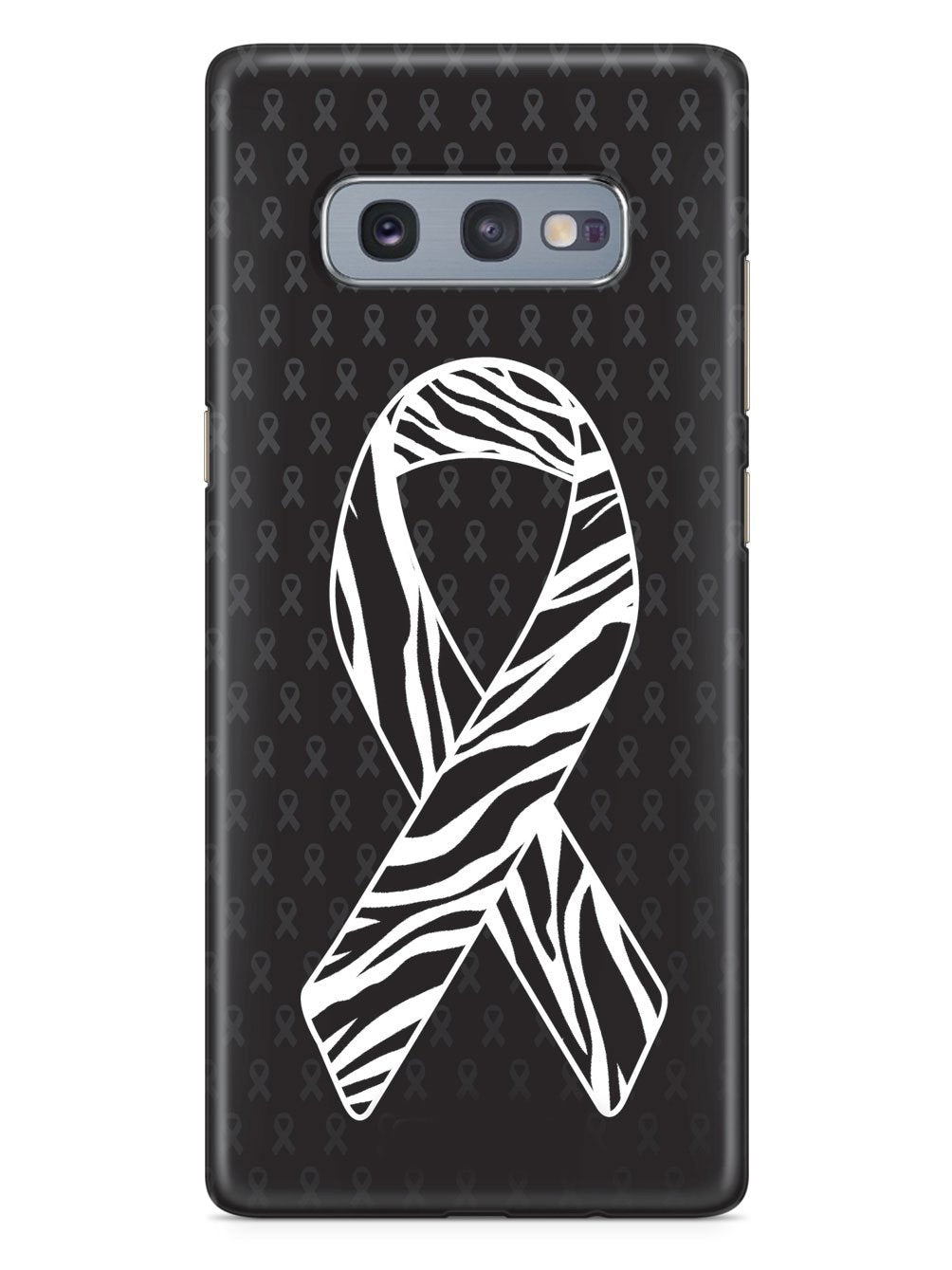 Zebra Print Awareness Ribbon Case