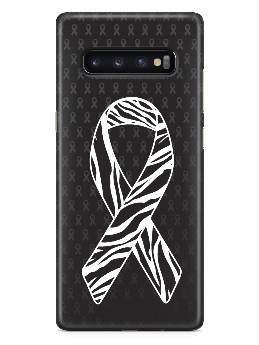 Zebra Print Awareness Ribbon Case