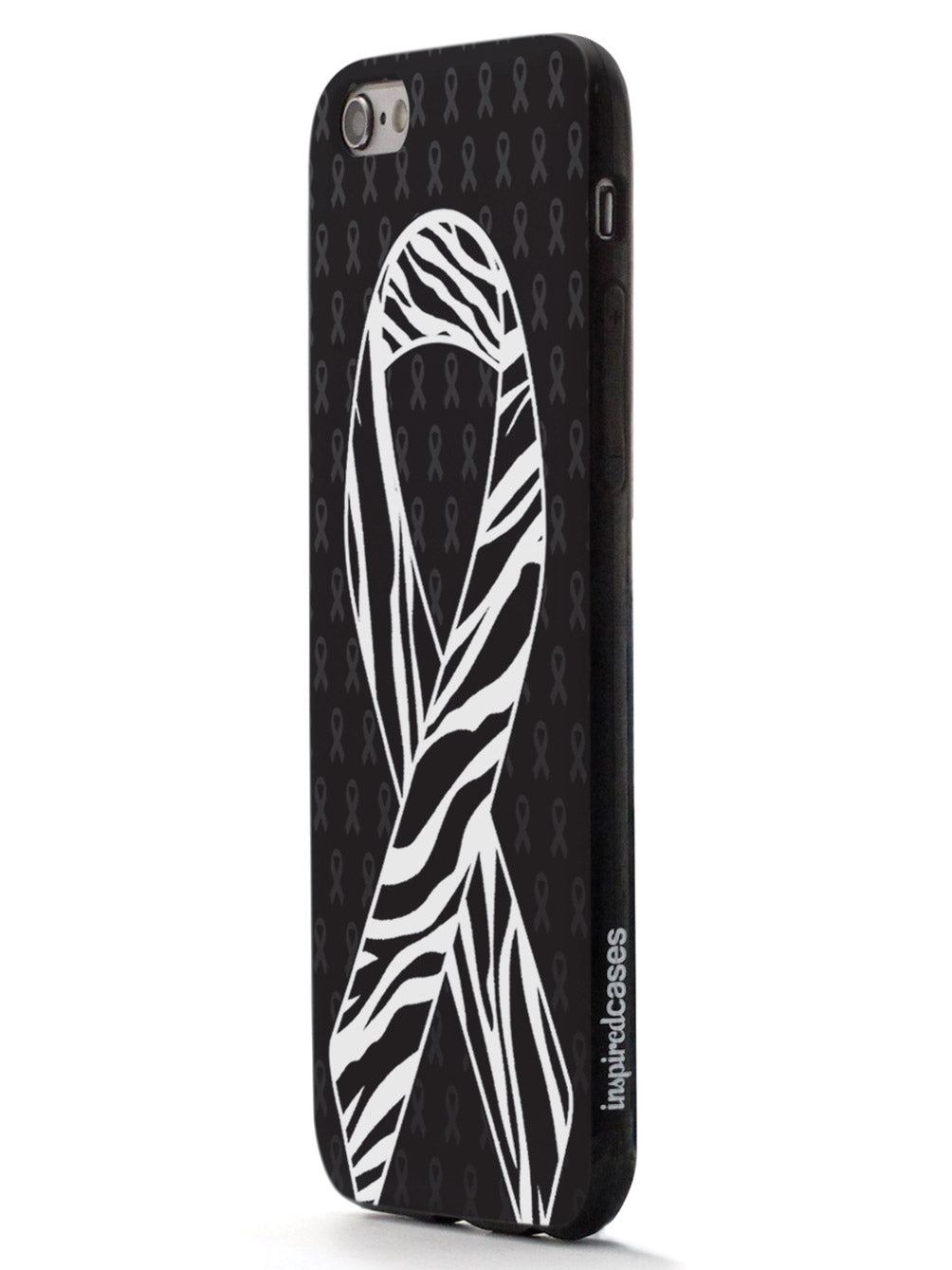 Zebra Print Awareness Ribbon Case