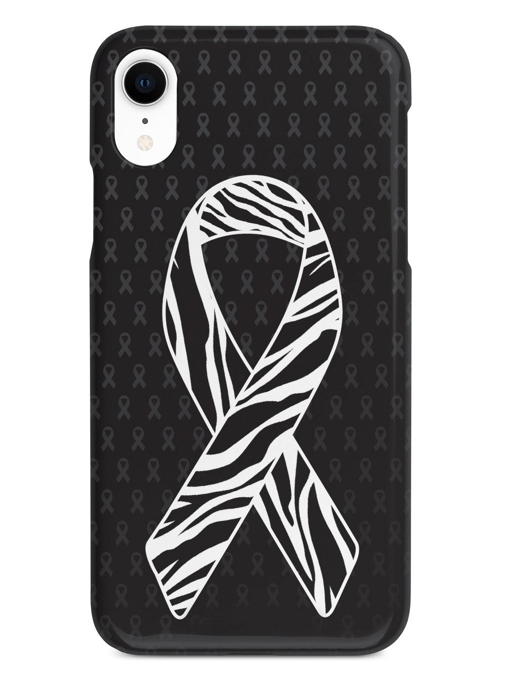 Zebra Print Awareness Ribbon Case