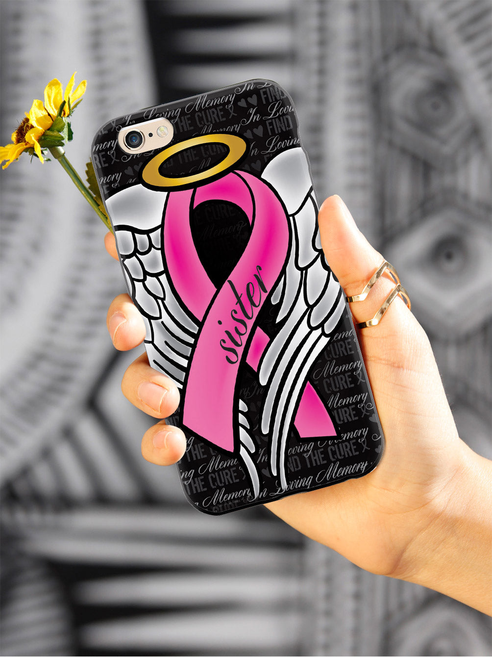 In Loving Memory of My Sister - Pink Ribbon Case