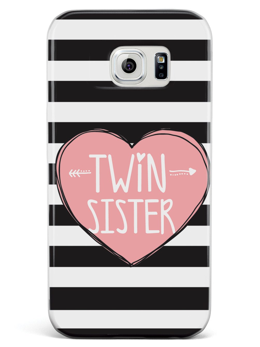 Sisterly Love - Twin Sister - Stripes Case