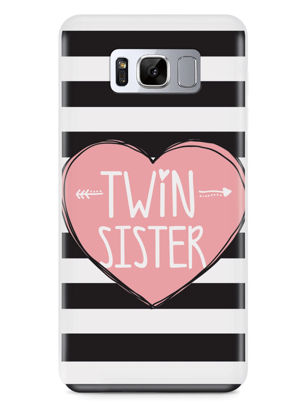 Sisterly Love - Twin Sister - Stripes Case
