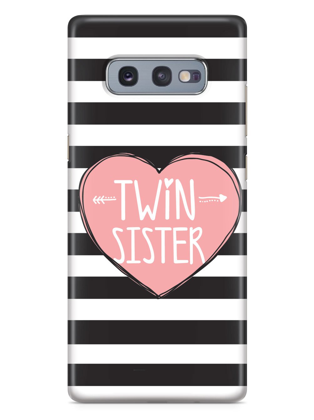 Sisterly Love - Twin Sister - Stripes Case