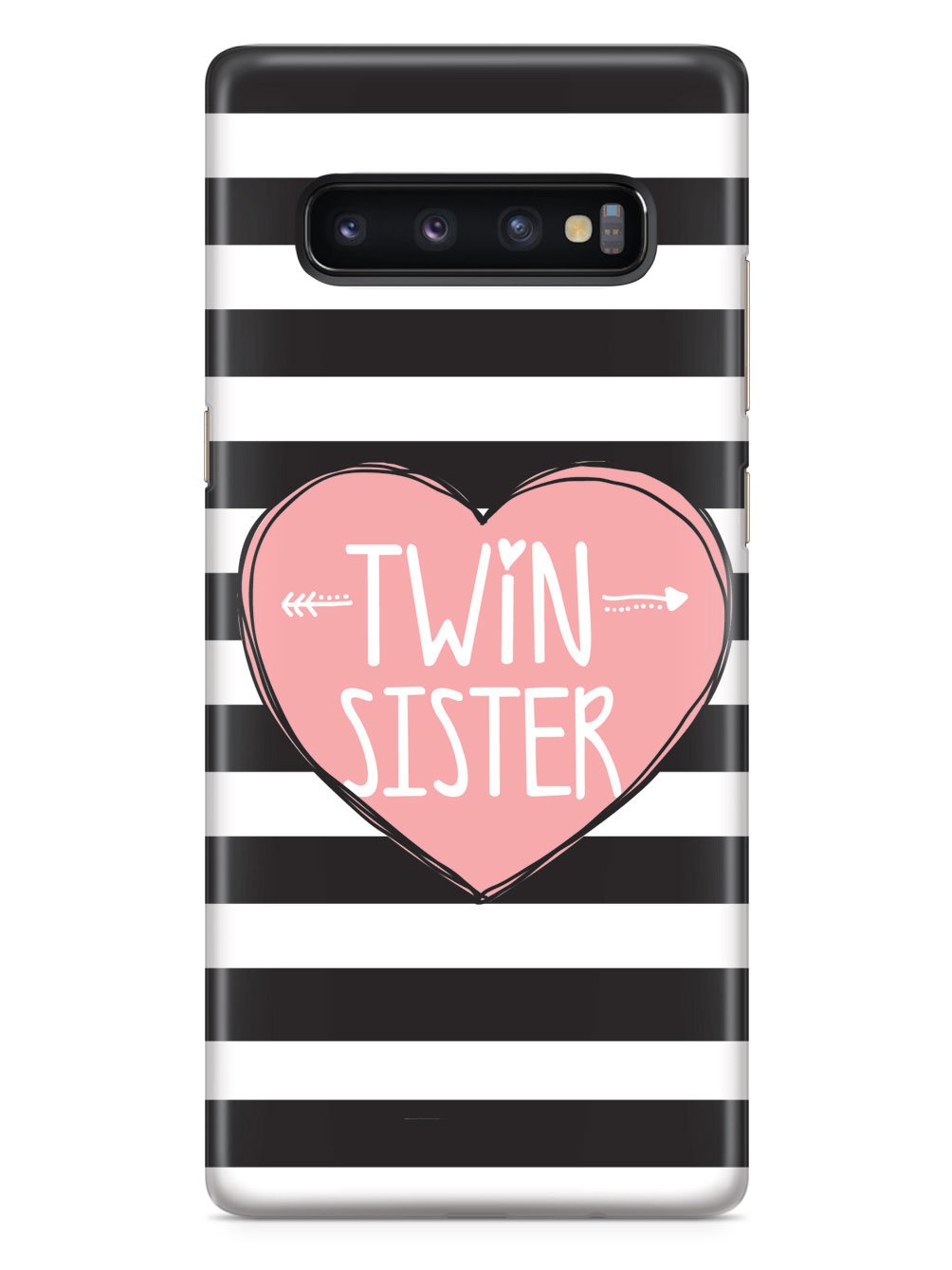 Sisterly Love - Twin Sister - Stripes Case