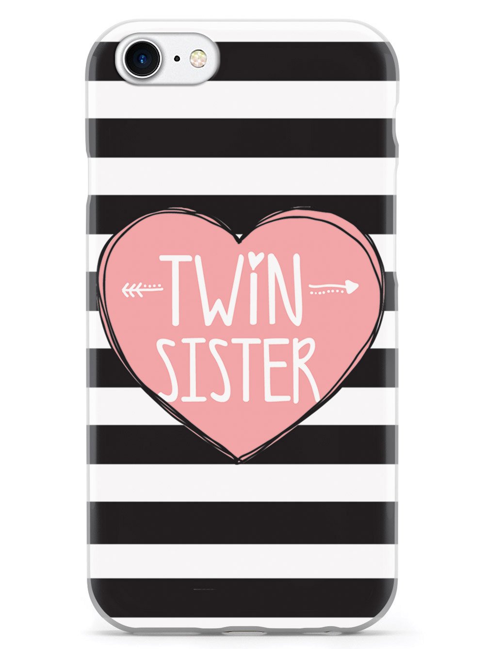 Sisterly Love - Twin Sister - Stripes Case
