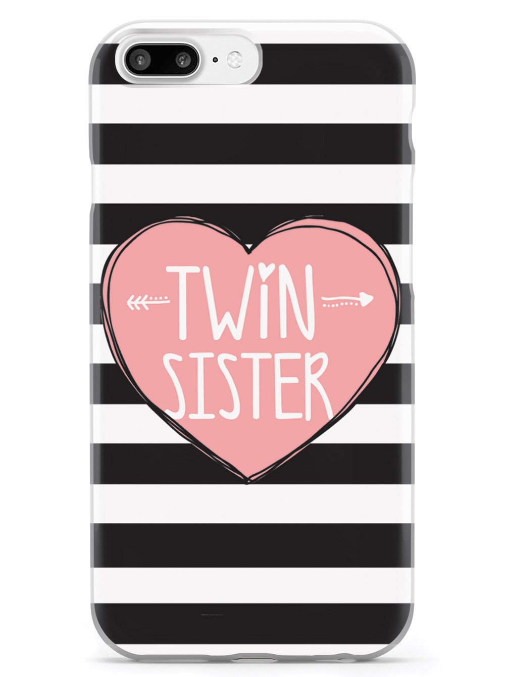 Sisterly Love - Twin Sister - Stripes Case