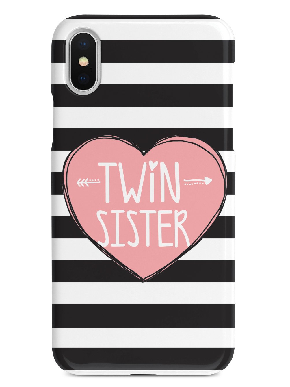 Sisterly Love - Twin Sister - Stripes Case