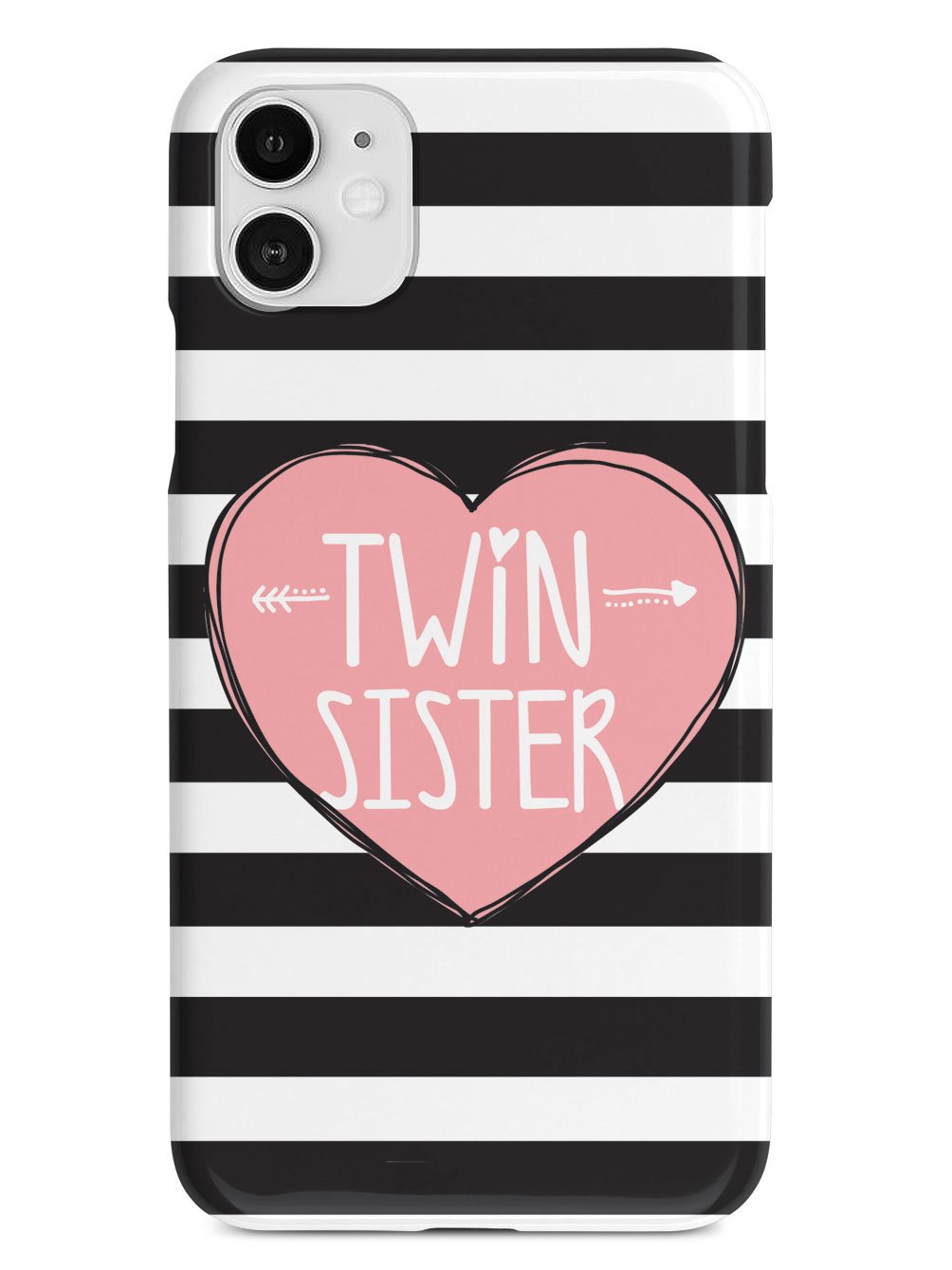 Sisterly Love - Twin Sister - Stripes Case