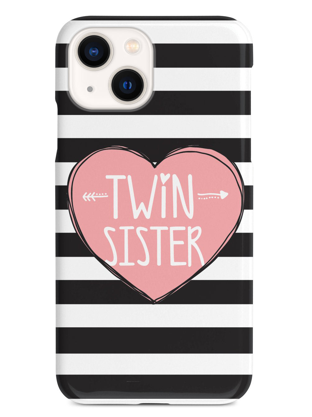 Sisterly Love - Twin Sister - Stripes Case