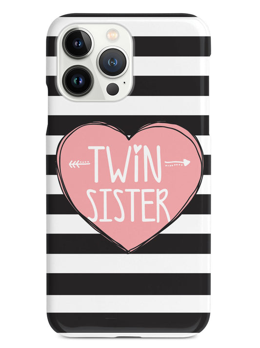 Sisterly Love - Twin Sister - Stripes Case