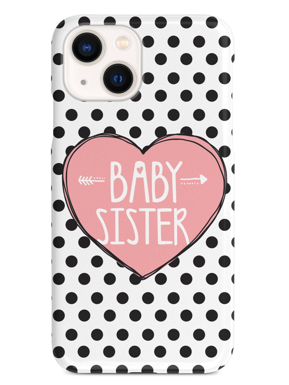 Sisterly Love - Baby Sister - Polka Dots Case