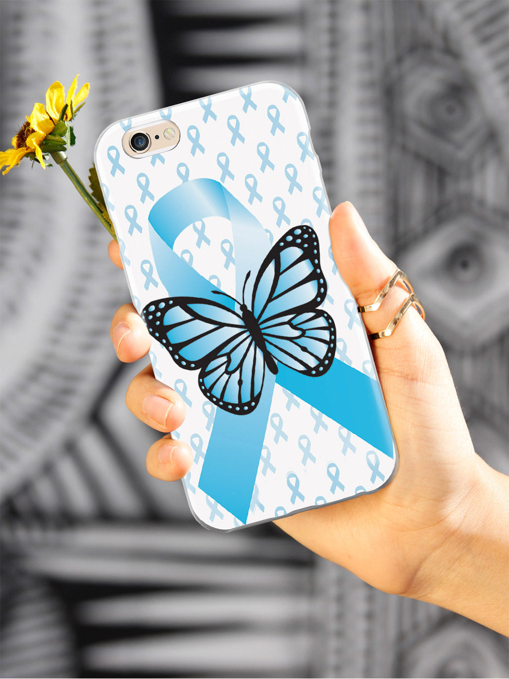 Addiction Recovery Awareness Ribbon Case