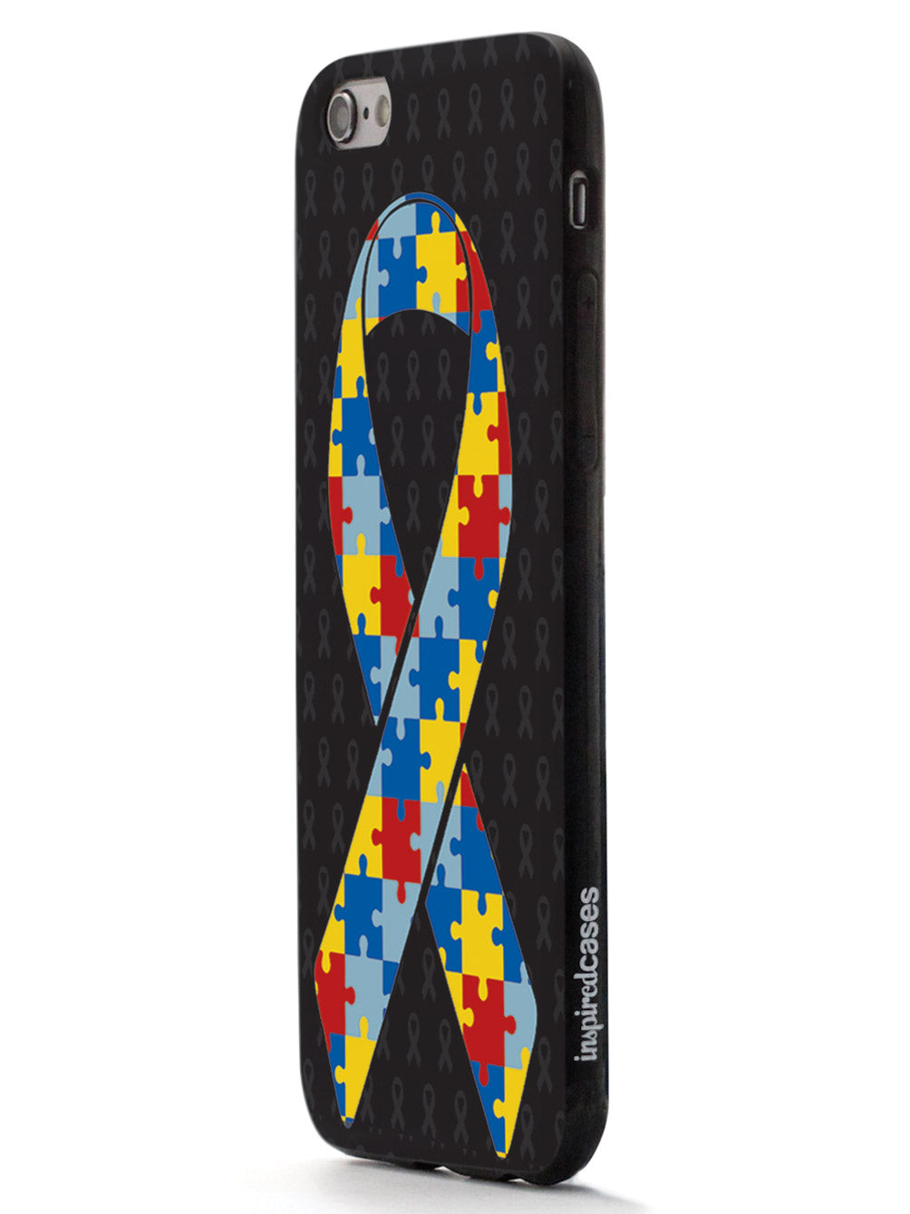 Autism Puzzle Piece Awareness Ribbon Case