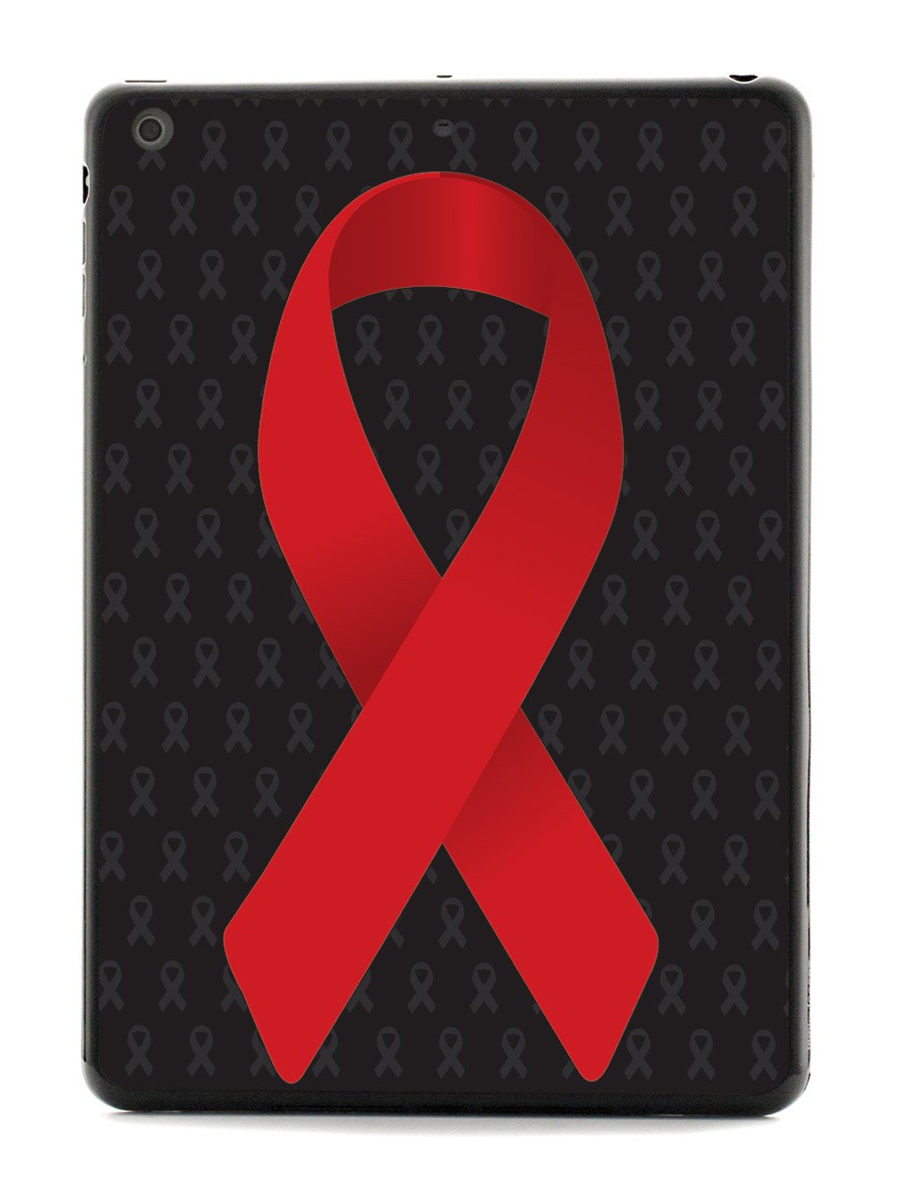 Red Awareness Ribbon - Black Case