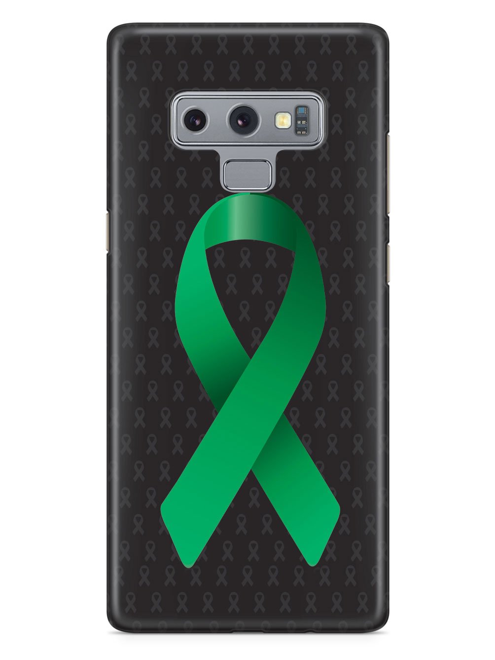 Green Awareness Ribbon - Black Case