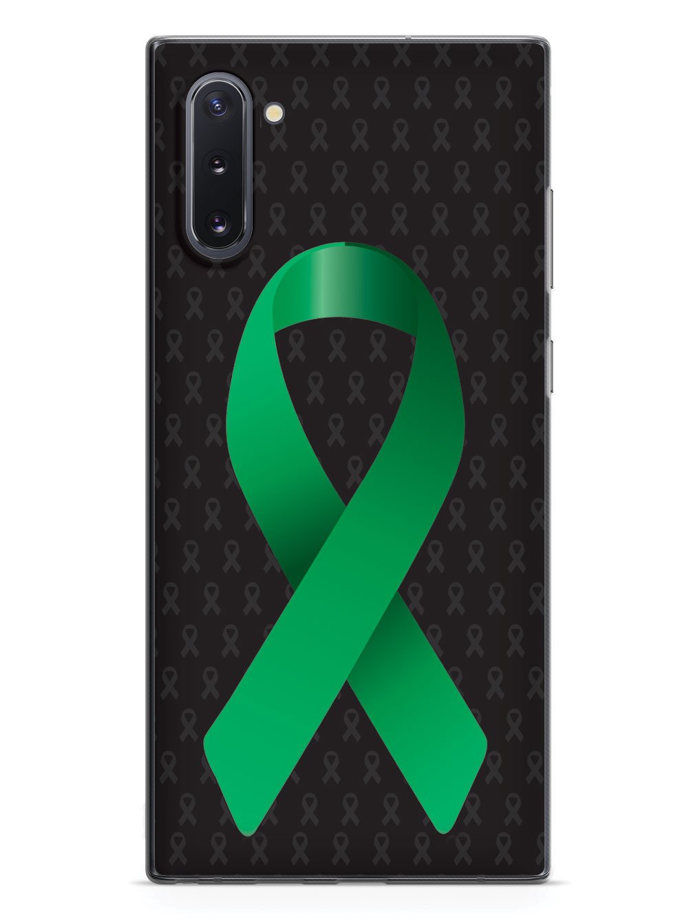 Green Awareness Ribbon - Black Case