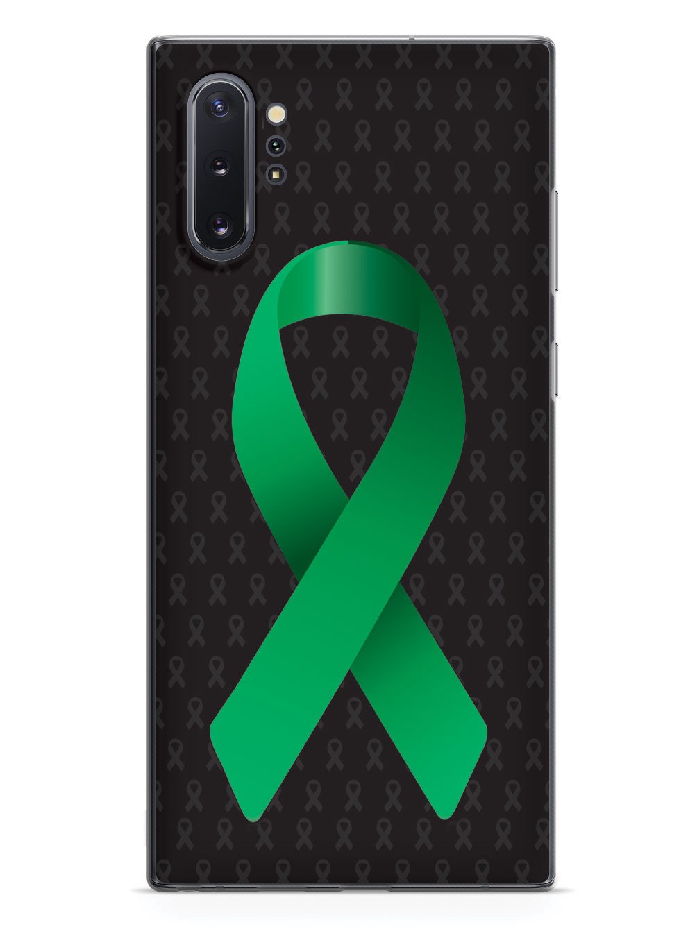 Green Awareness Ribbon - Black Case