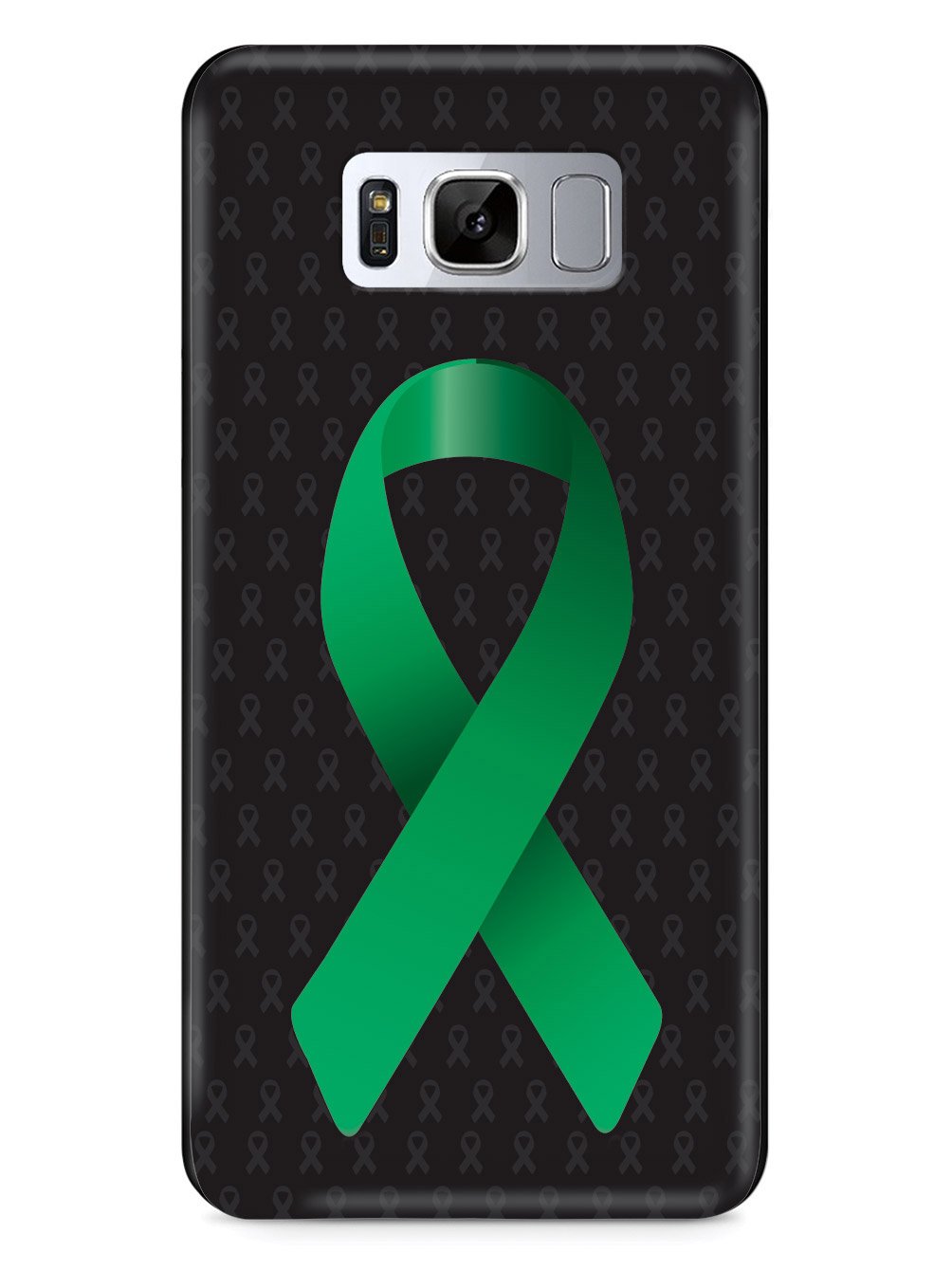 Green Awareness Ribbon - Black Case