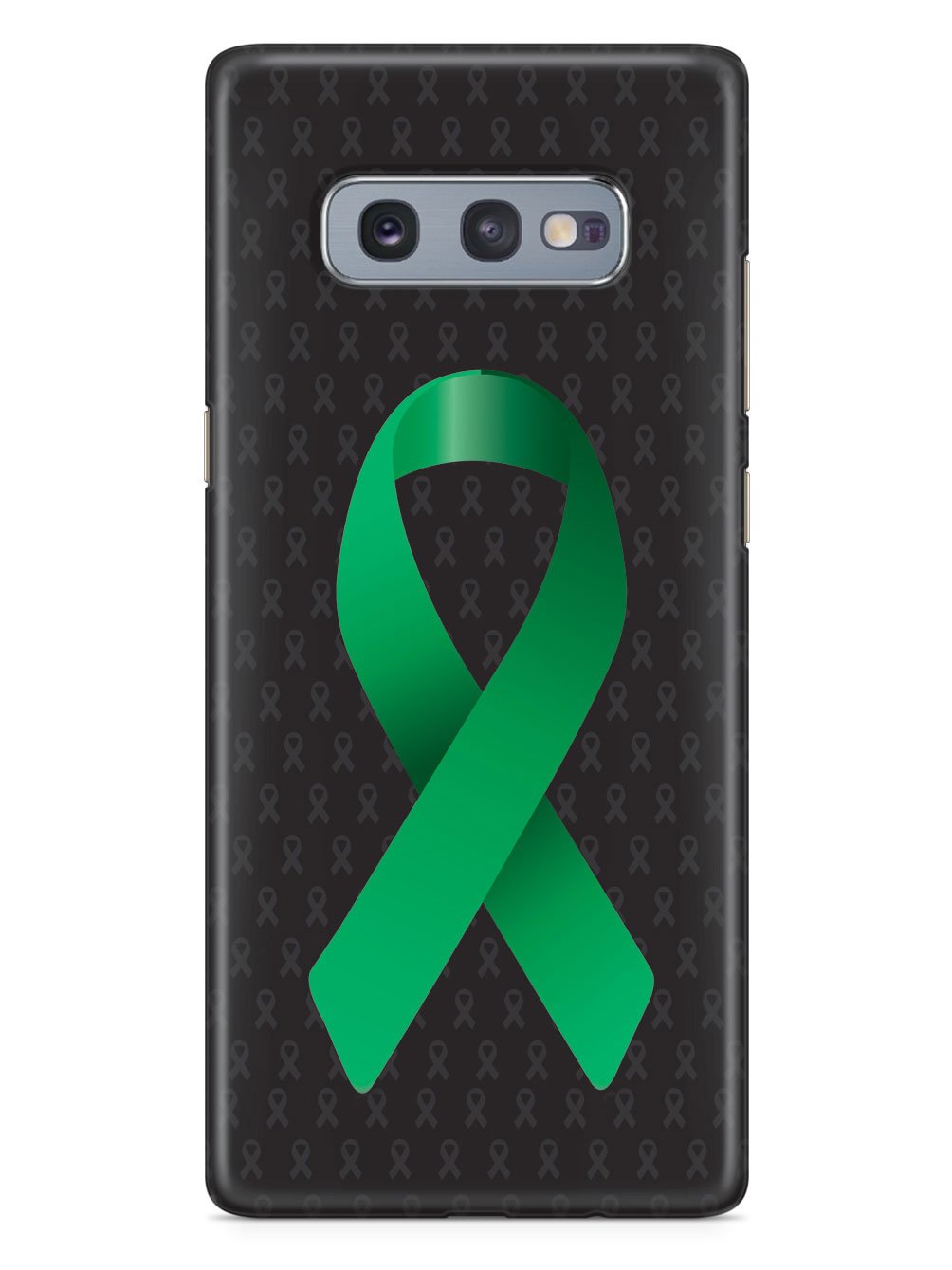 Green Awareness Ribbon - Black Case