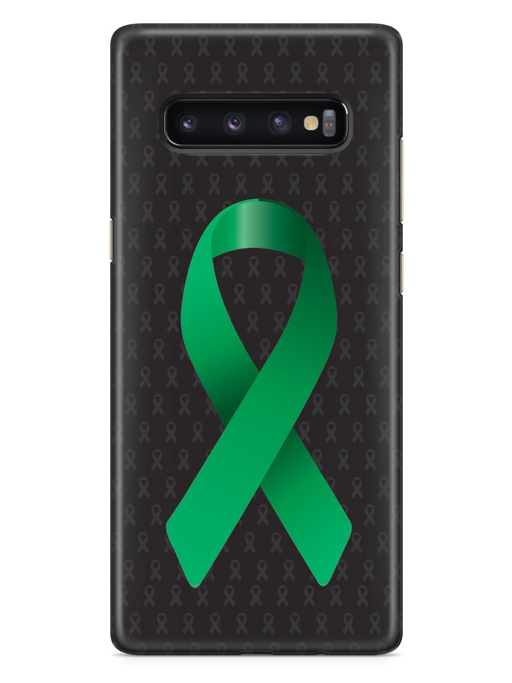 Green Awareness Ribbon - Black Case