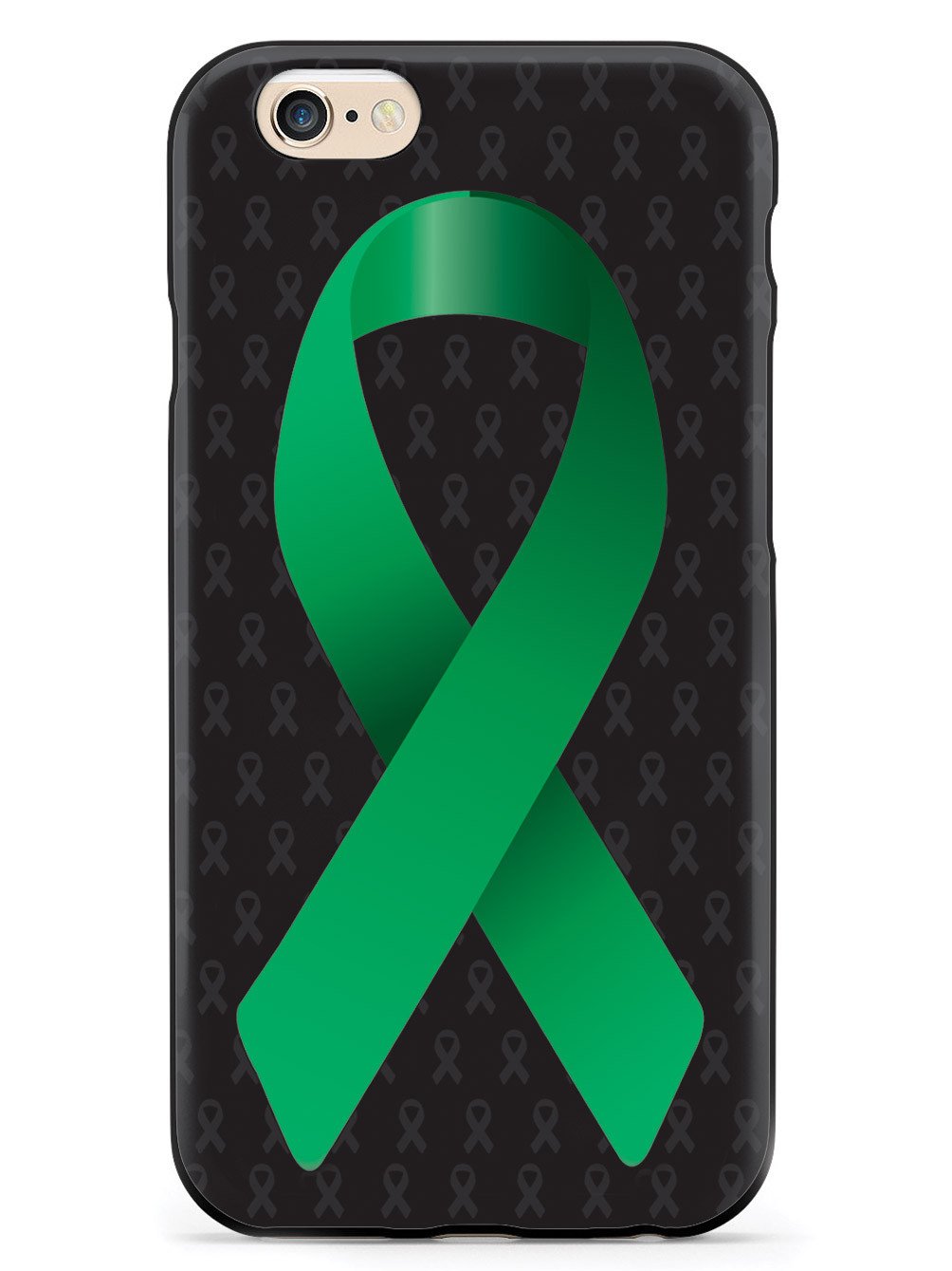 Green Awareness Ribbon - Black Case