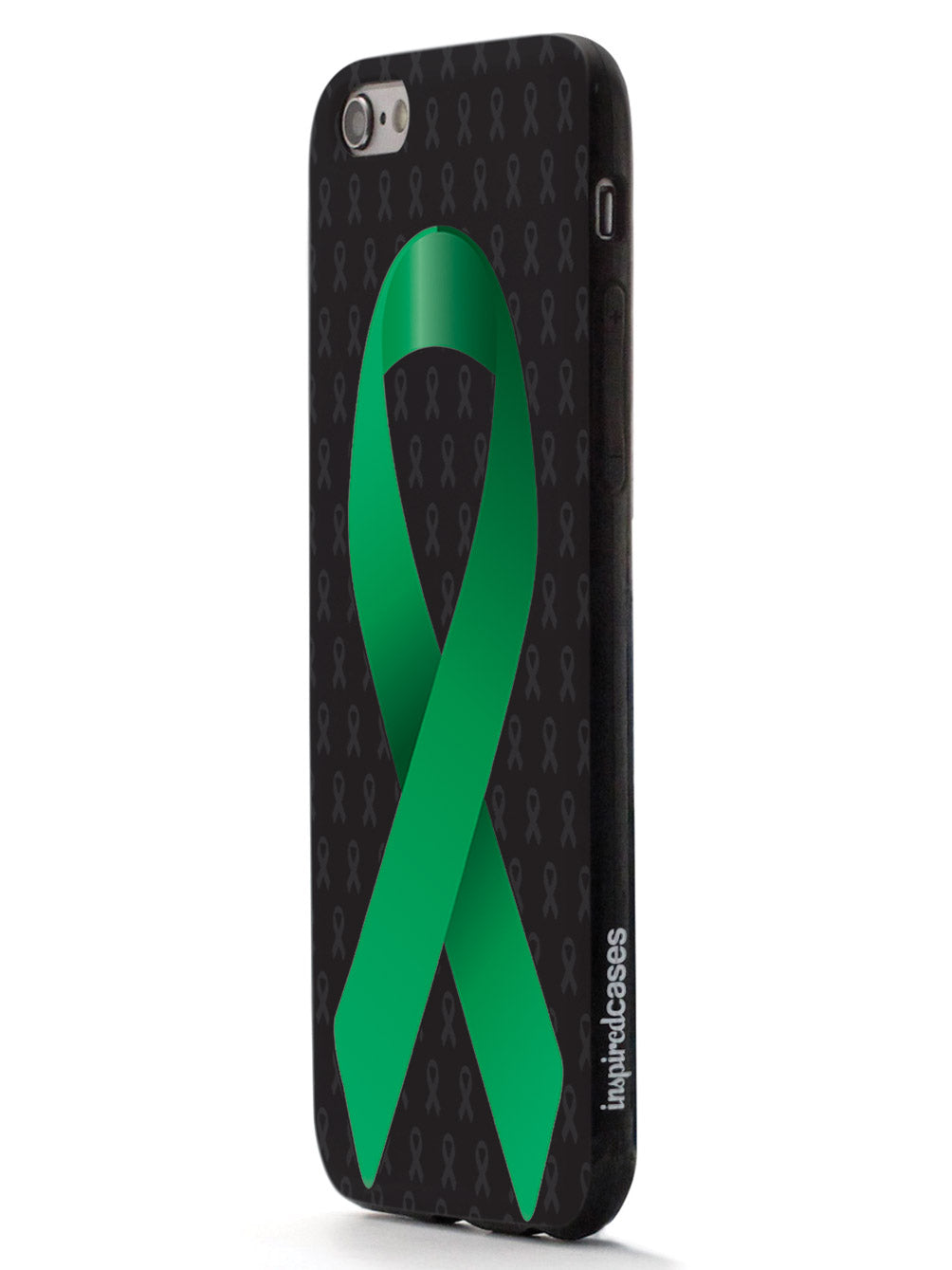 Green Awareness Ribbon - Black Case