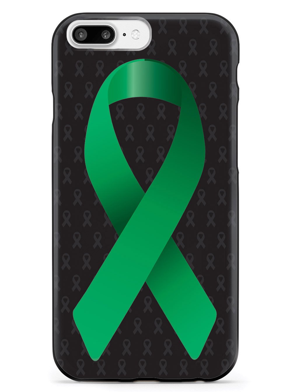 Green Awareness Ribbon - Black Case