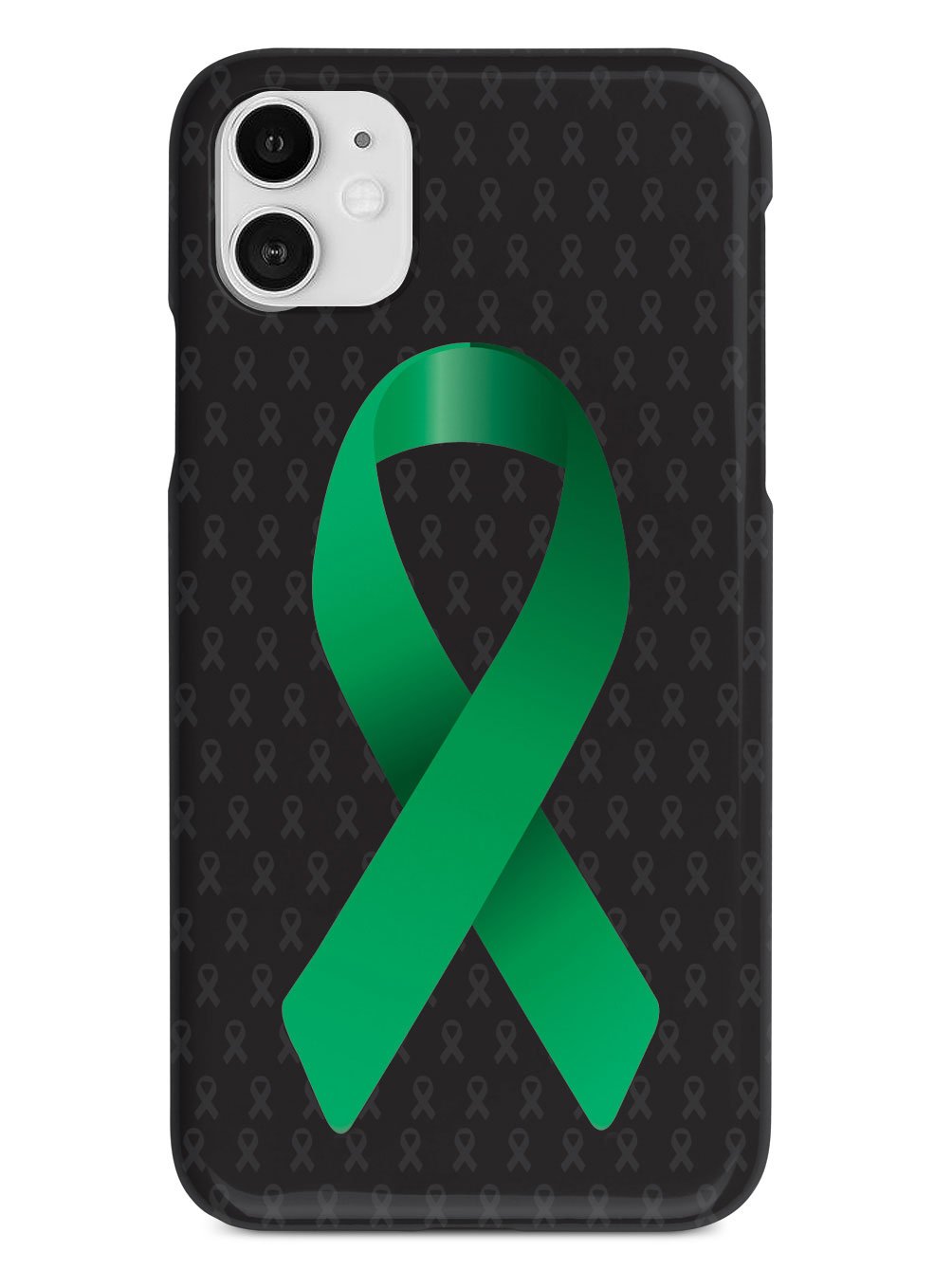 Green Awareness Ribbon - Black Case