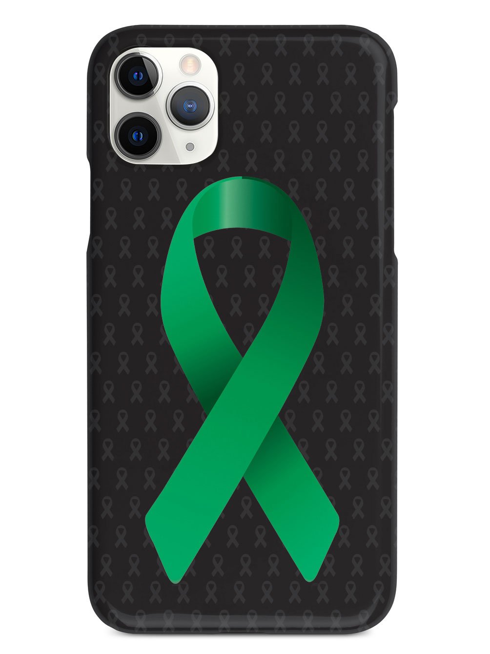 Green Awareness Ribbon - Black Case