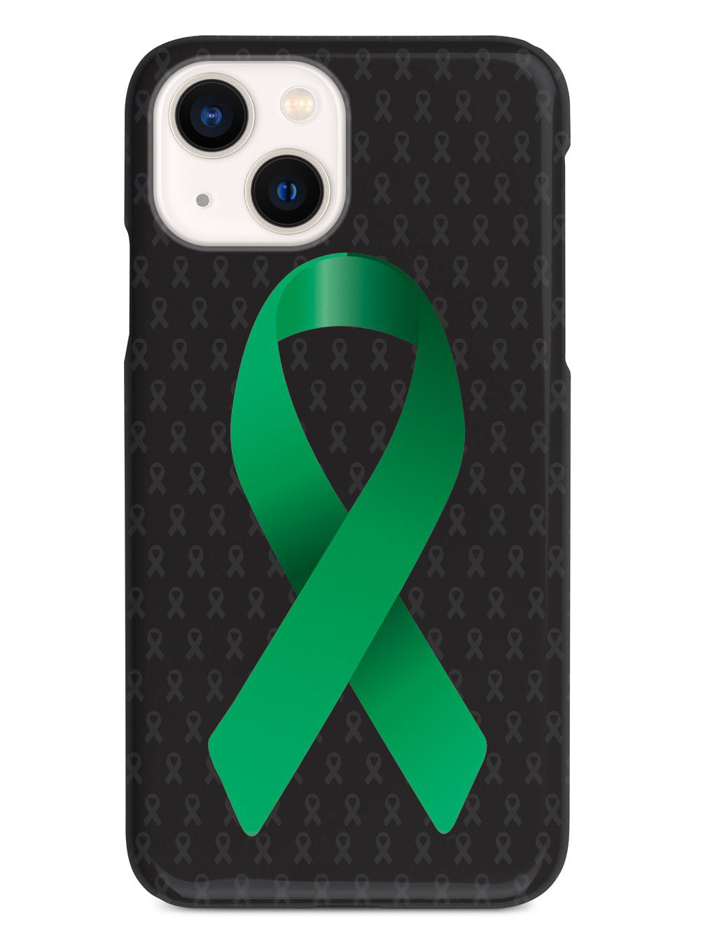 Green Awareness Ribbon - Black Case