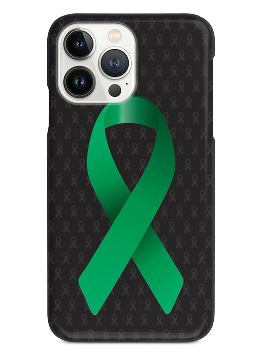 Green Awareness Ribbon - Black Case