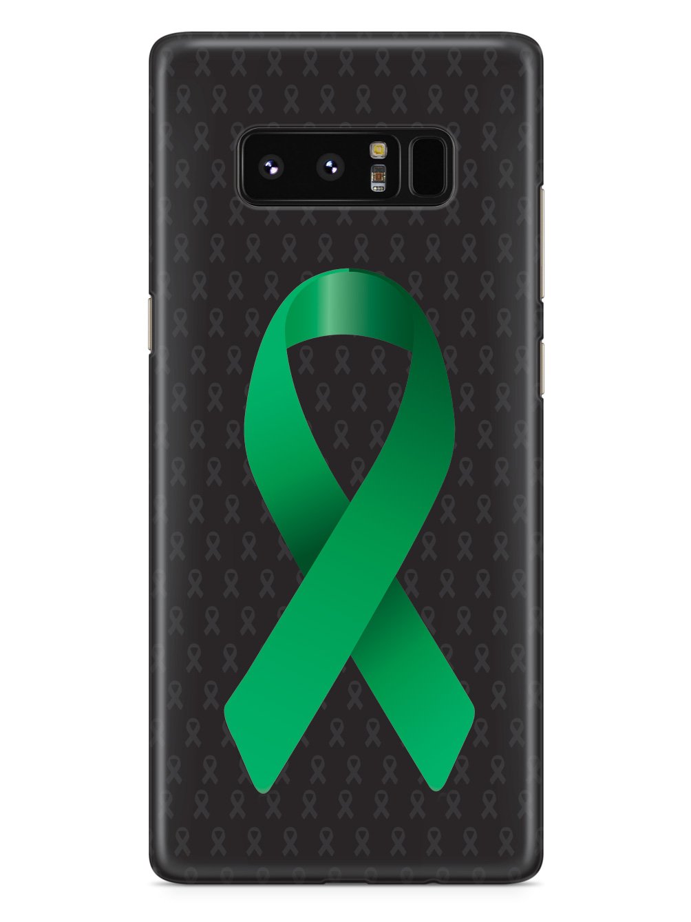 Green Awareness Ribbon - Black Case