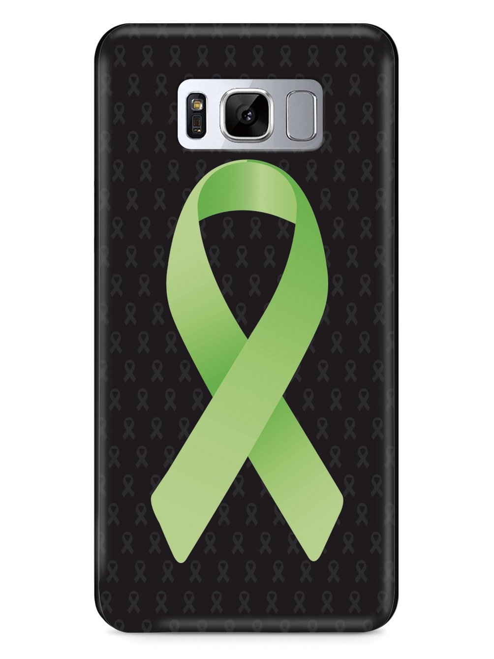 Lime Green Awareness Ribbon - Black Case