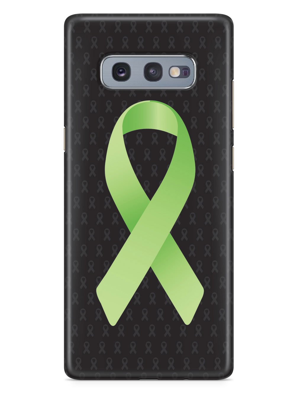 Lime Green Awareness Ribbon - Black Case