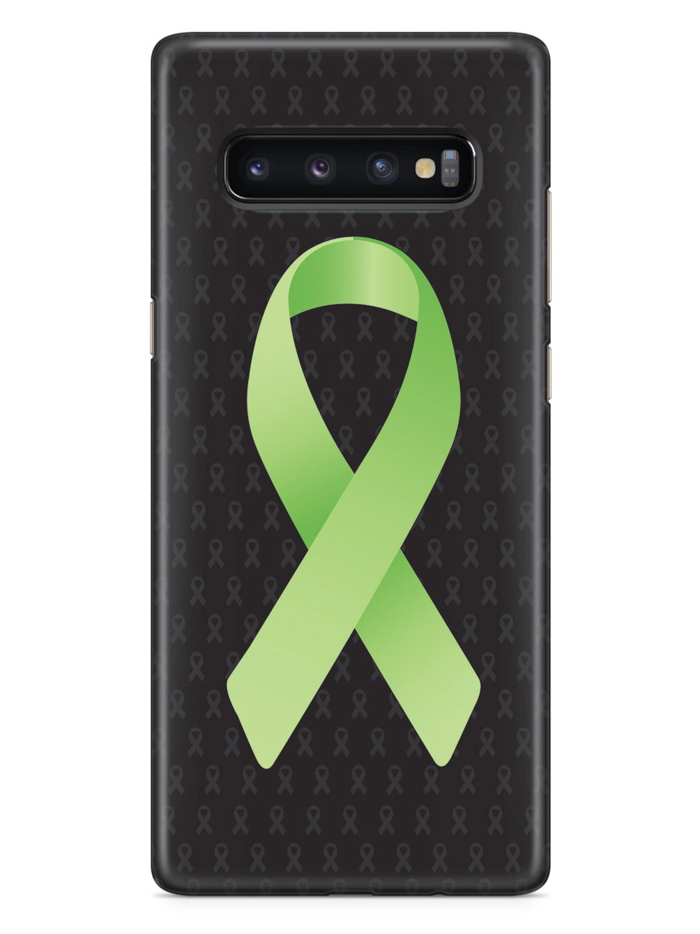 Lime Green Awareness Ribbon - Black Case