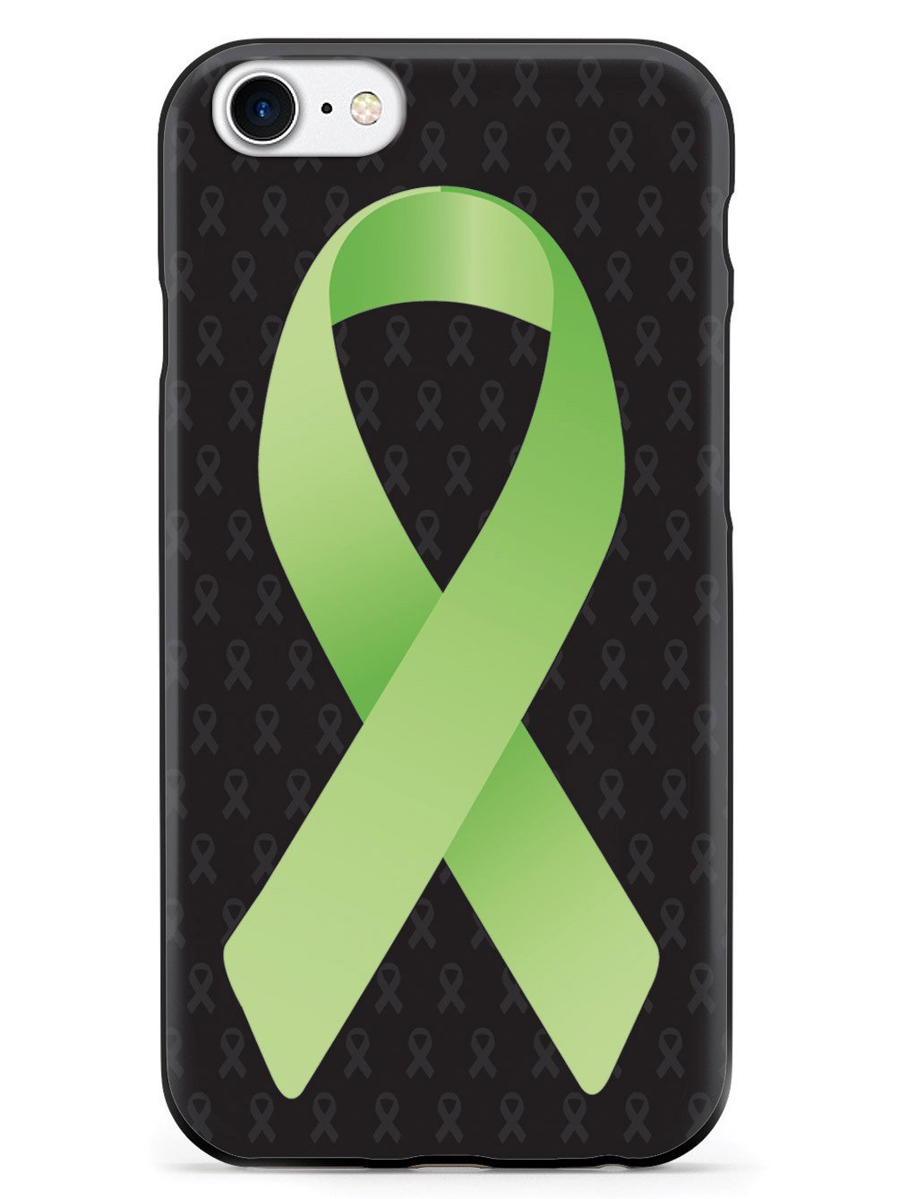 Lime Green Awareness Ribbon - Black Case