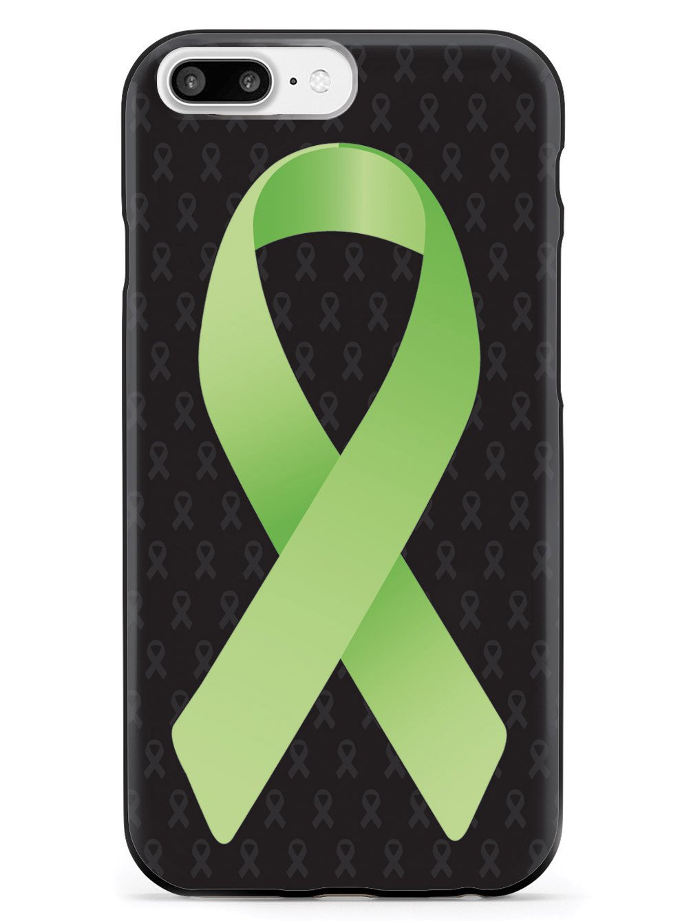 Lime Green Awareness Ribbon - Black Case