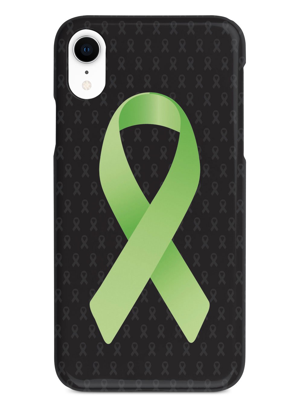 Lime Green Awareness Ribbon - Black Case