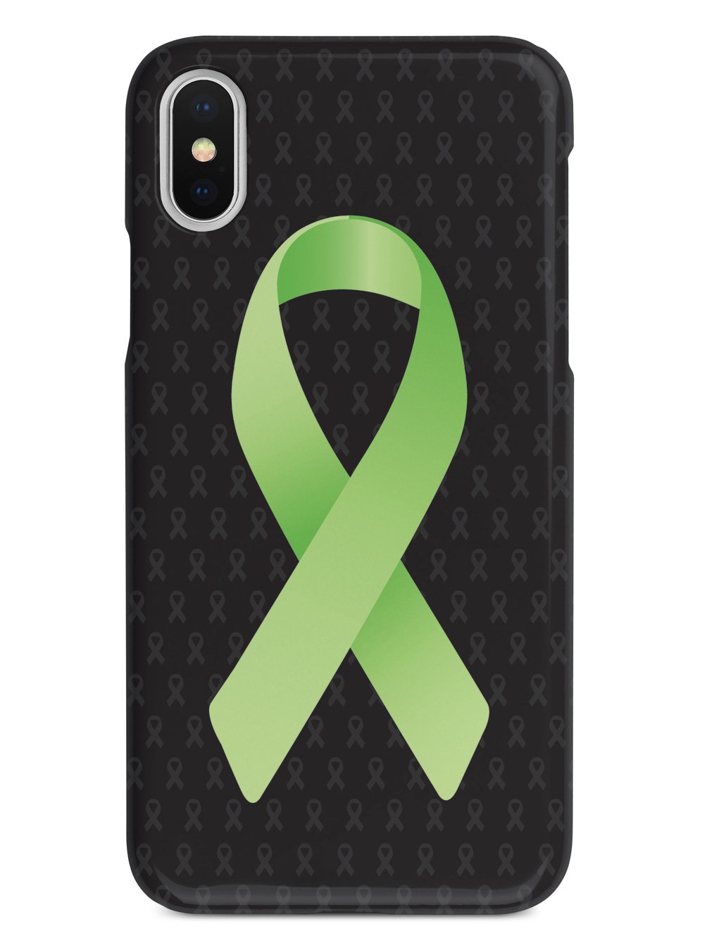 Lime Green Awareness Ribbon - Black Case