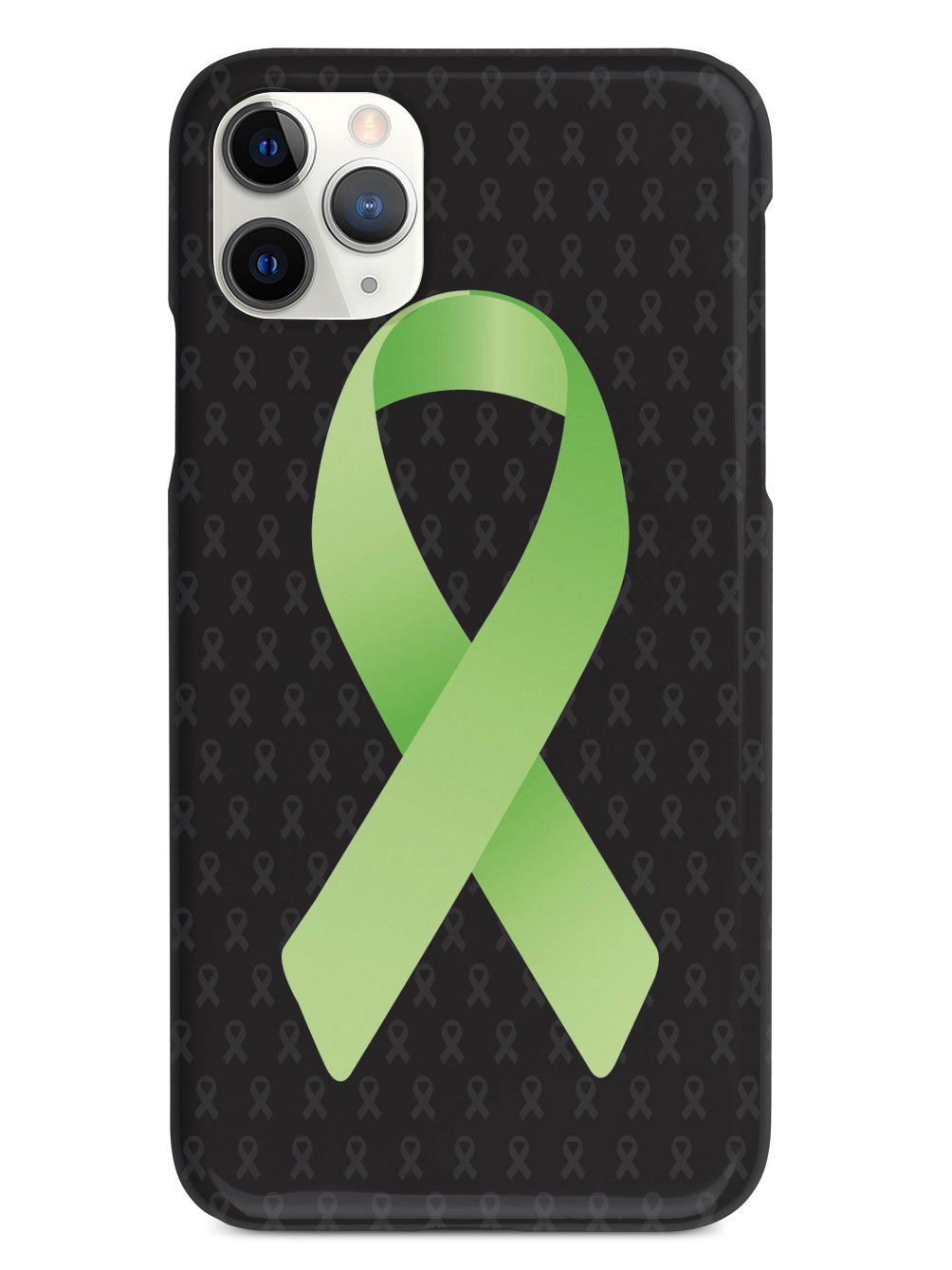 Lime Green Awareness Ribbon - Black Case