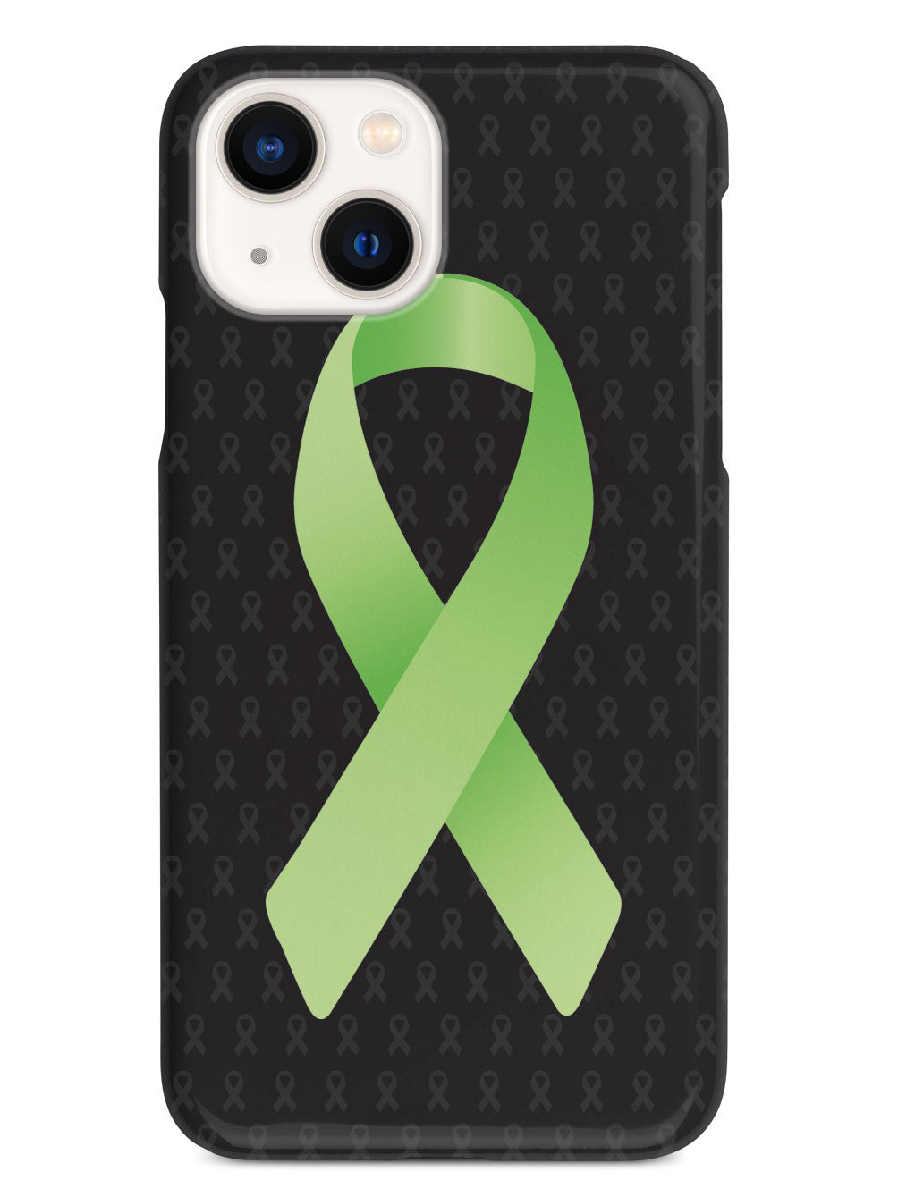 Lime Green Awareness Ribbon - Black Case