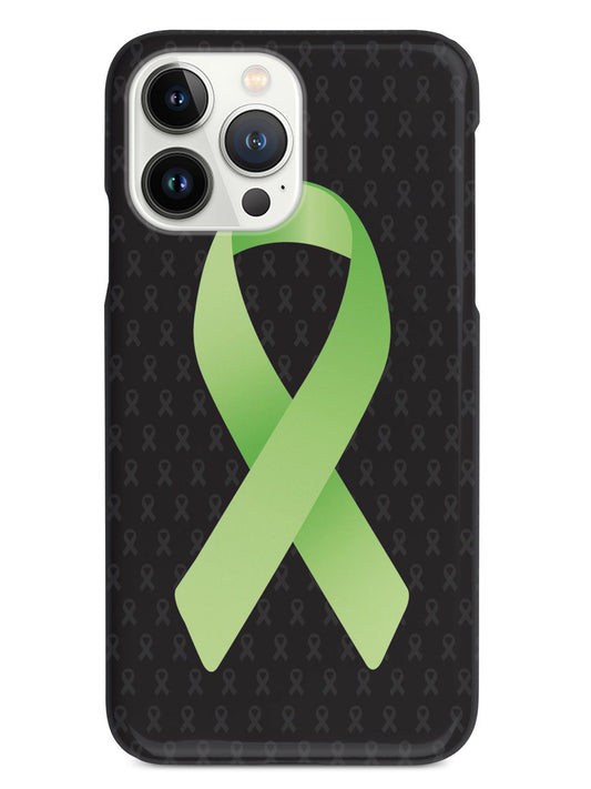 Lime Green Awareness Ribbon - Black Case