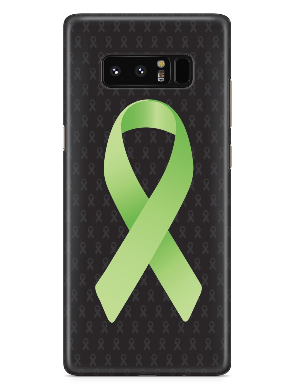 Lime Green Awareness Ribbon - Black Case