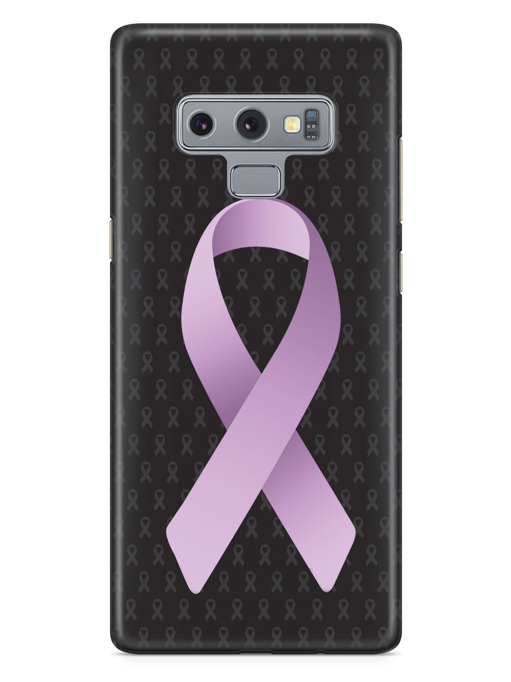 Lavender Awareness Ribbon - Black Case