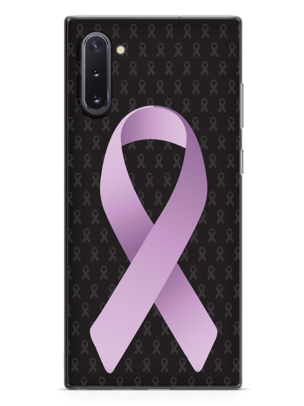 Lavender Awareness Ribbon - Black Case