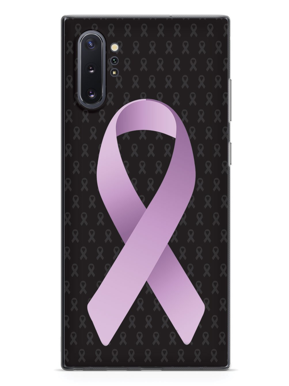 Lavender Awareness Ribbon - Black Case