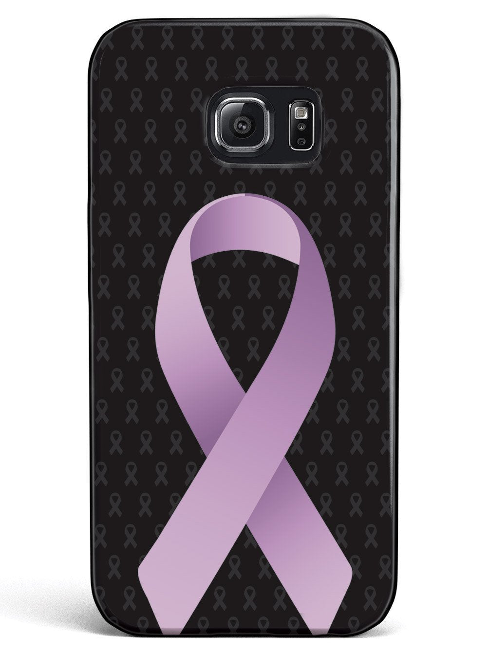 Lavender Awareness Ribbon - Black Case