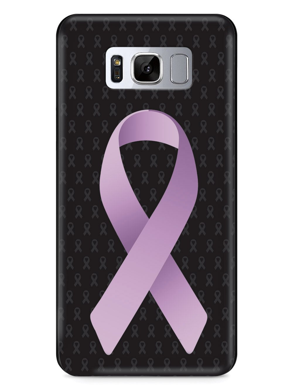 Lavender Awareness Ribbon - Black Case