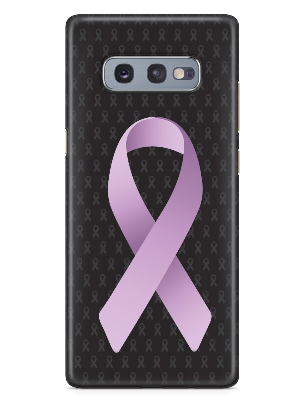 Lavender Awareness Ribbon - Black Case